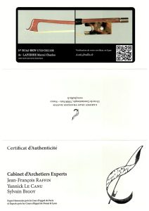 Marcel Charles Lapierre 1951. Certificate 2