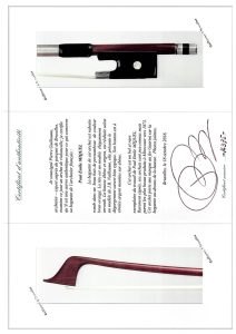 Paul Emile Miquel c.1875 Certificate 1