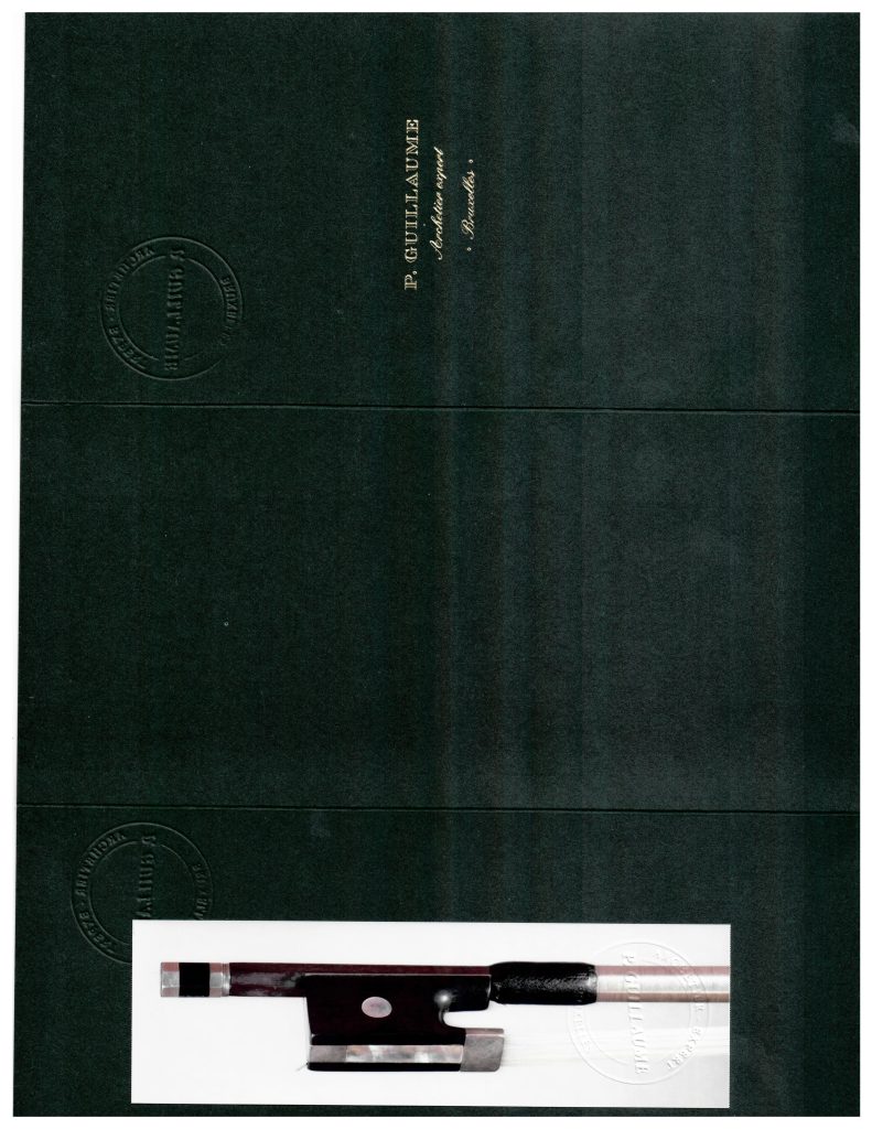 Charles Nicolas Bazin c.1905 Certificate 2