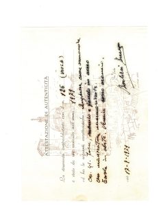 Bruno Barbieri No.126, Mantua c.1979 16 1/4″ Certificate 1