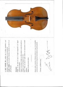 TV - Camillo Camill, Mantua 1745 Blot Certificate 2